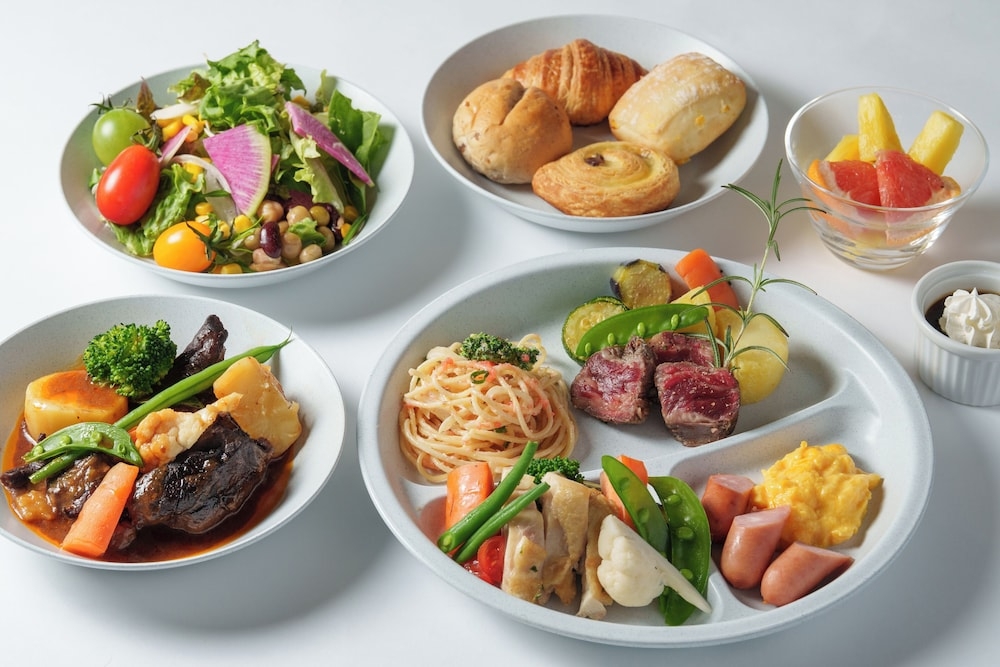 뷔페 아침 식사