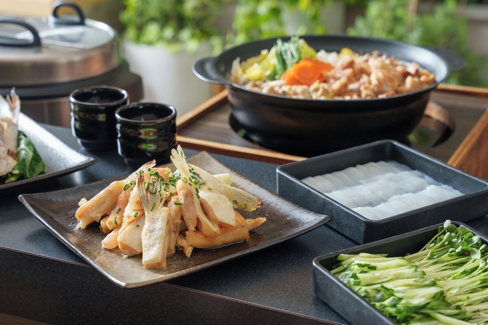 뷔페 아침 식사