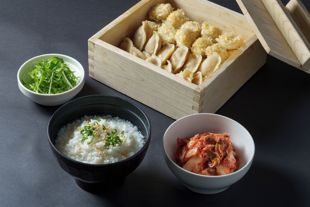 뷔페 아침 식사