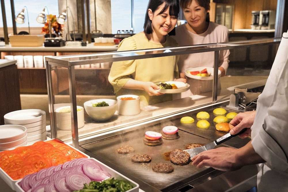 뷔페 아침 식사