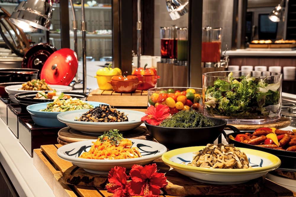 뷔페 아침 식사