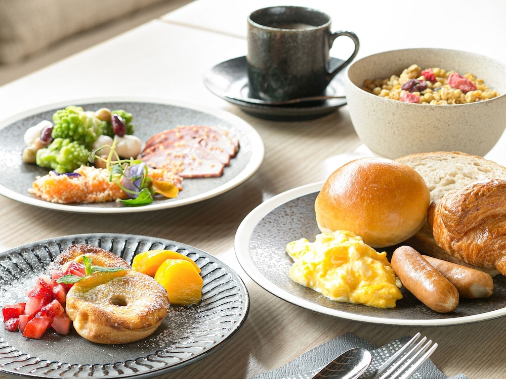 뷔페 아침 식사