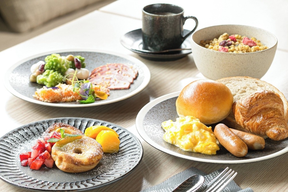 뷔페 아침 식사