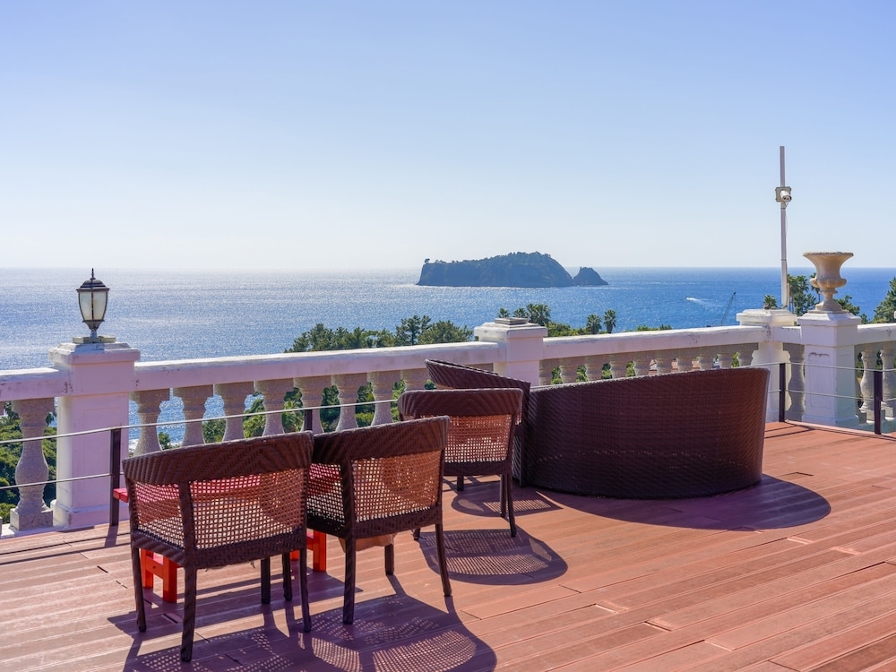 숙박 시설에서 보는 주변 전망