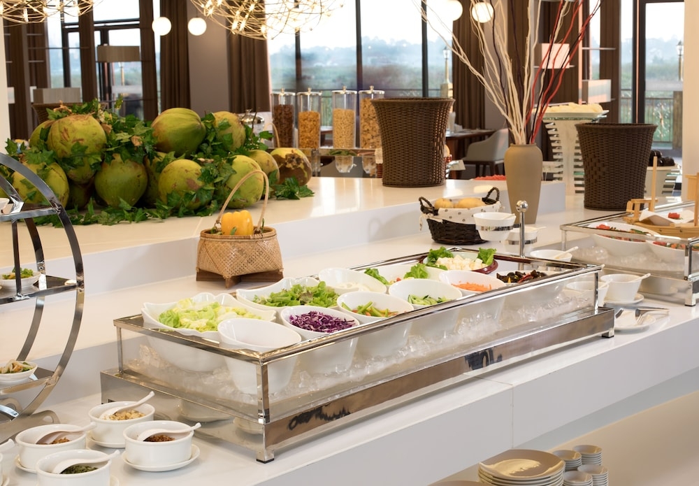 뷔페 아침 식사