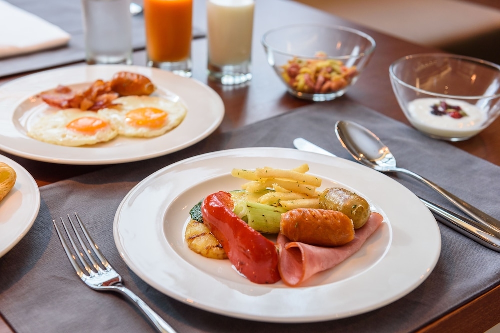 뷔페 아침 식사