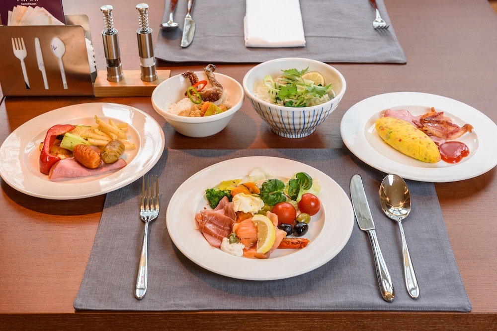 뷔페 아침 식사