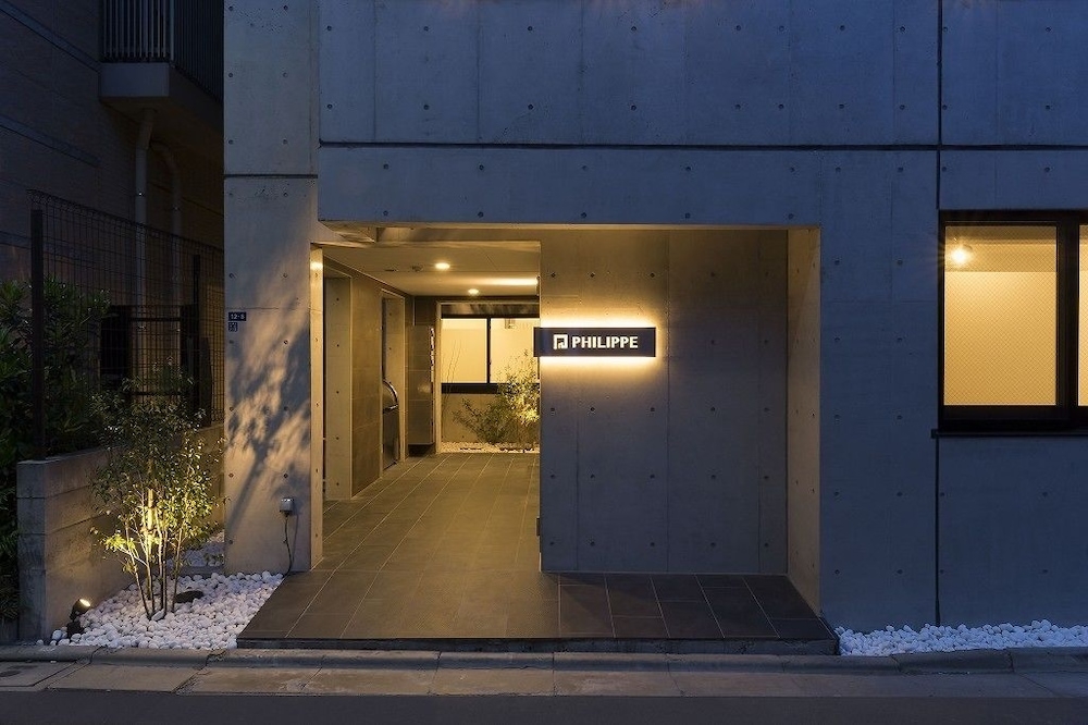 숙박 시설 입구