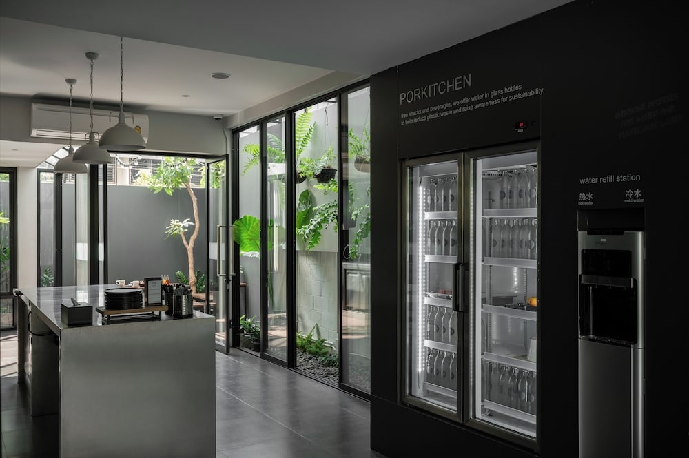 뷔페 아침 식사