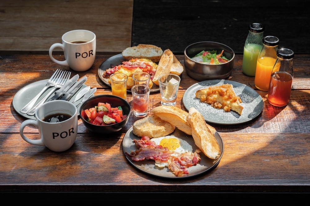 뷔페 아침 식사