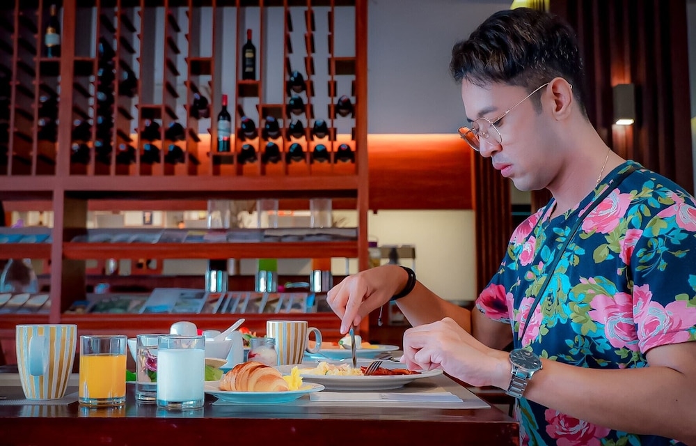 뷔페 아침 식사