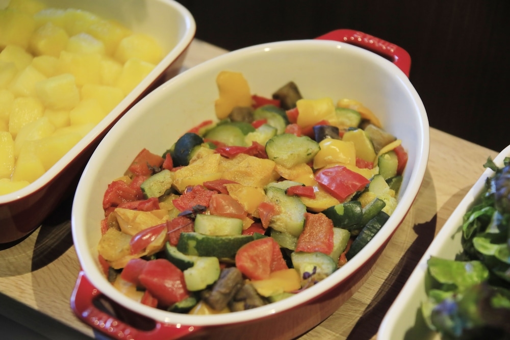 뷔페 아침 식사