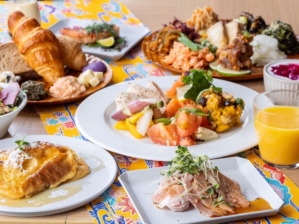 뷔페 아침 식사