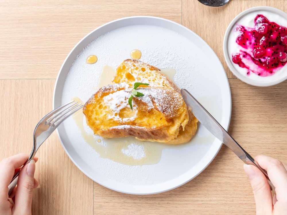 뷔페 아침 식사