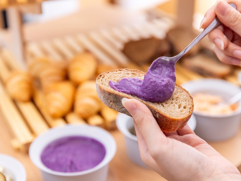 뷔페 아침 식사