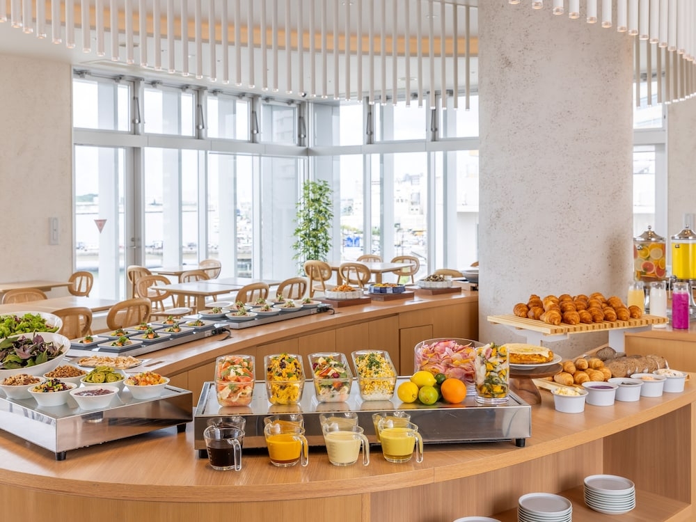 뷔페 아침 식사