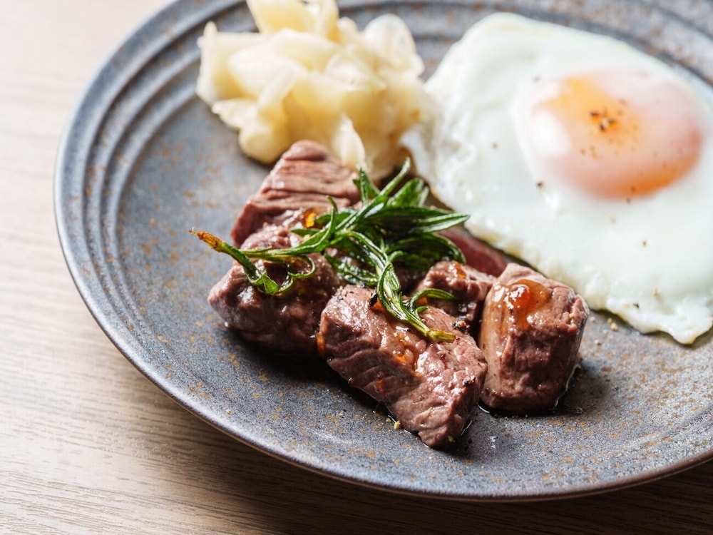 뷔페 아침 식사