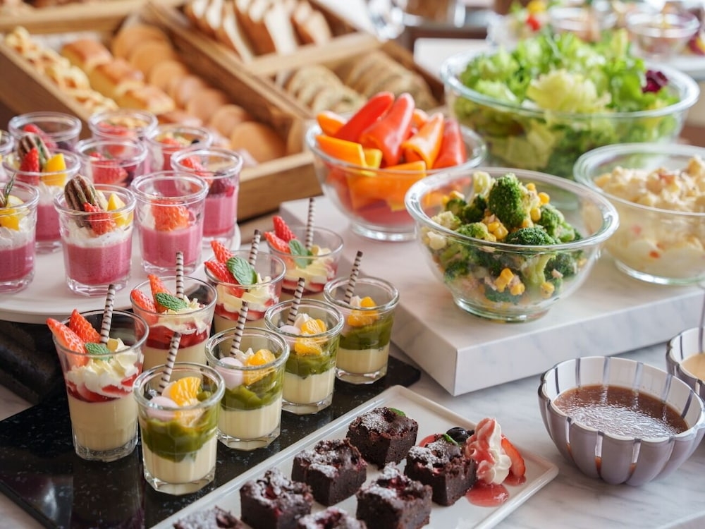 뷔페 아침 식사