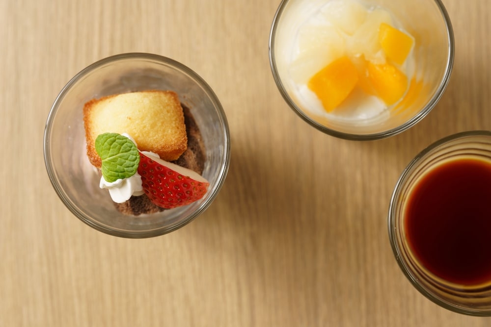 뷔페 아침 식사