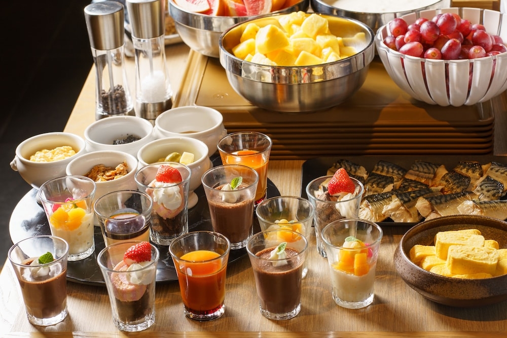 뷔페 아침 식사