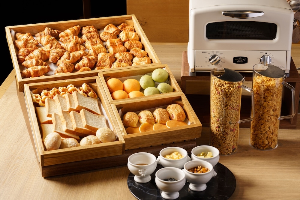 뷔페 아침 식사