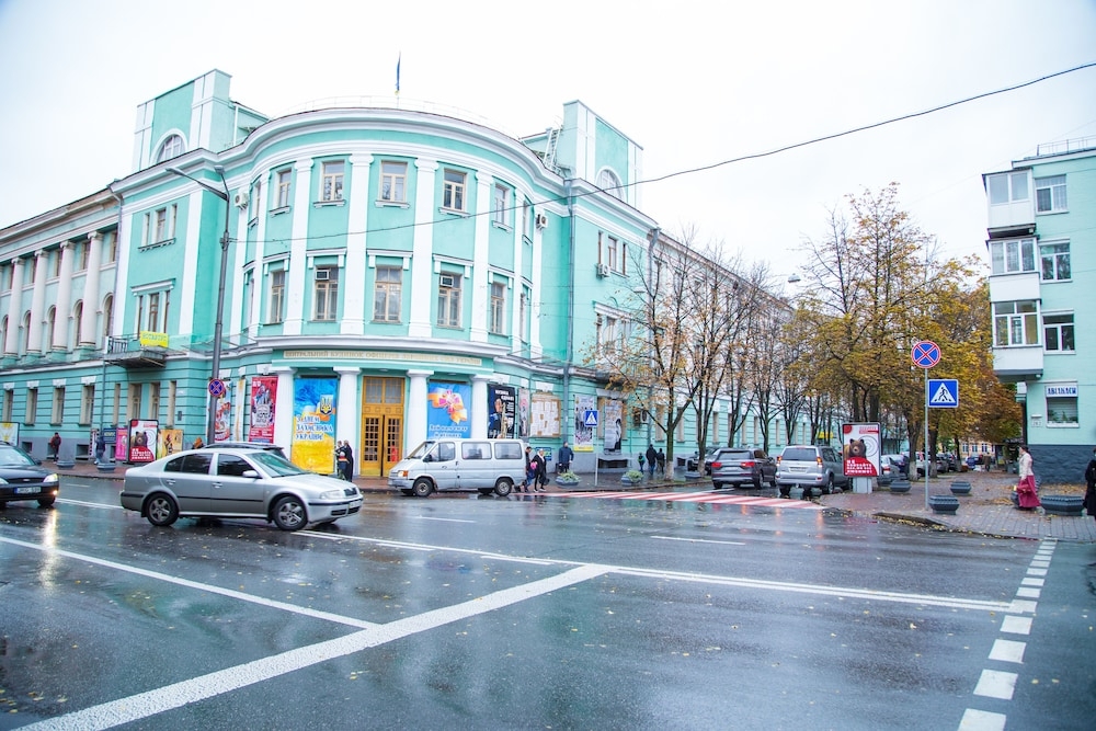 숙박 시설에서 보는 주변 전망