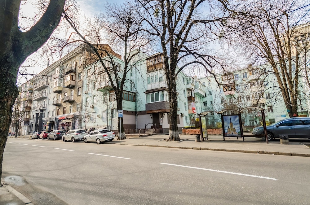 숙박 시설에서 보는 주변 전망