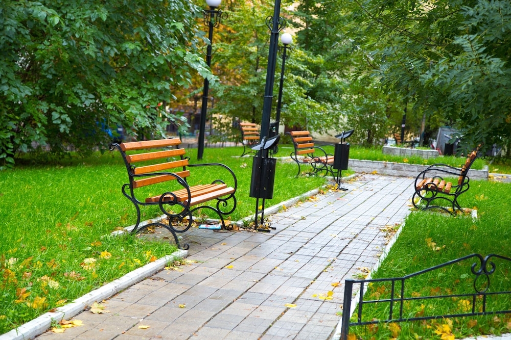 숙박 시설에서 보는 주변 전망