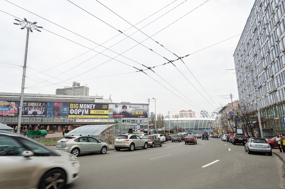 숙박 시설에서 보는 주변 전망