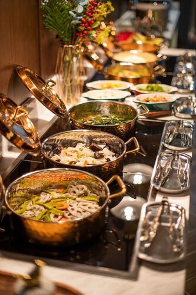 뷔페 아침 식사