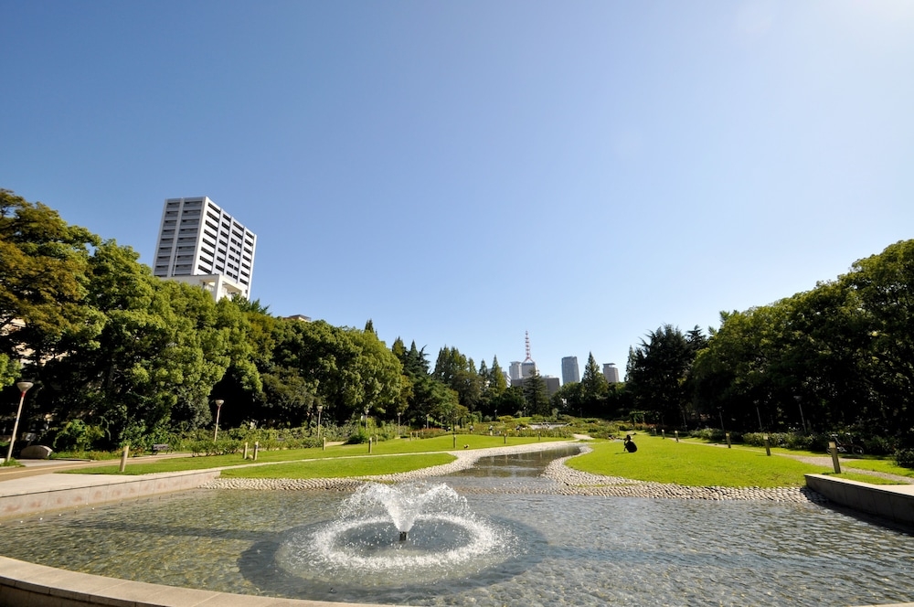 숙박 시설에서 보는 시내 전망