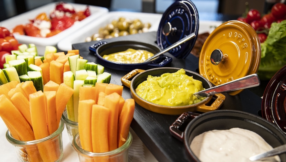 뷔페 아침 식사