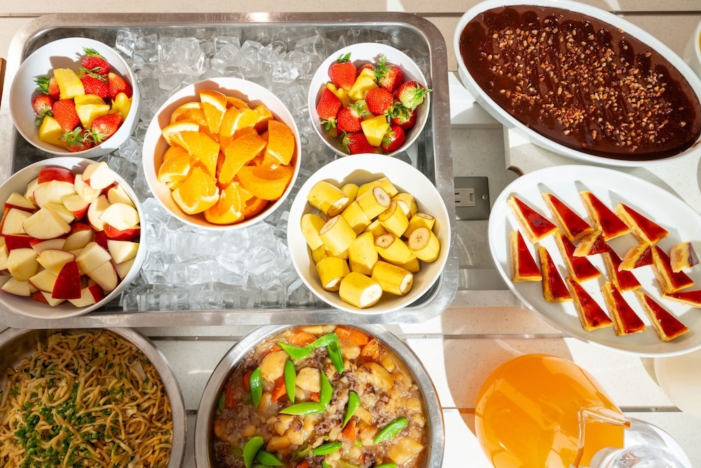 뷔페 아침 식사