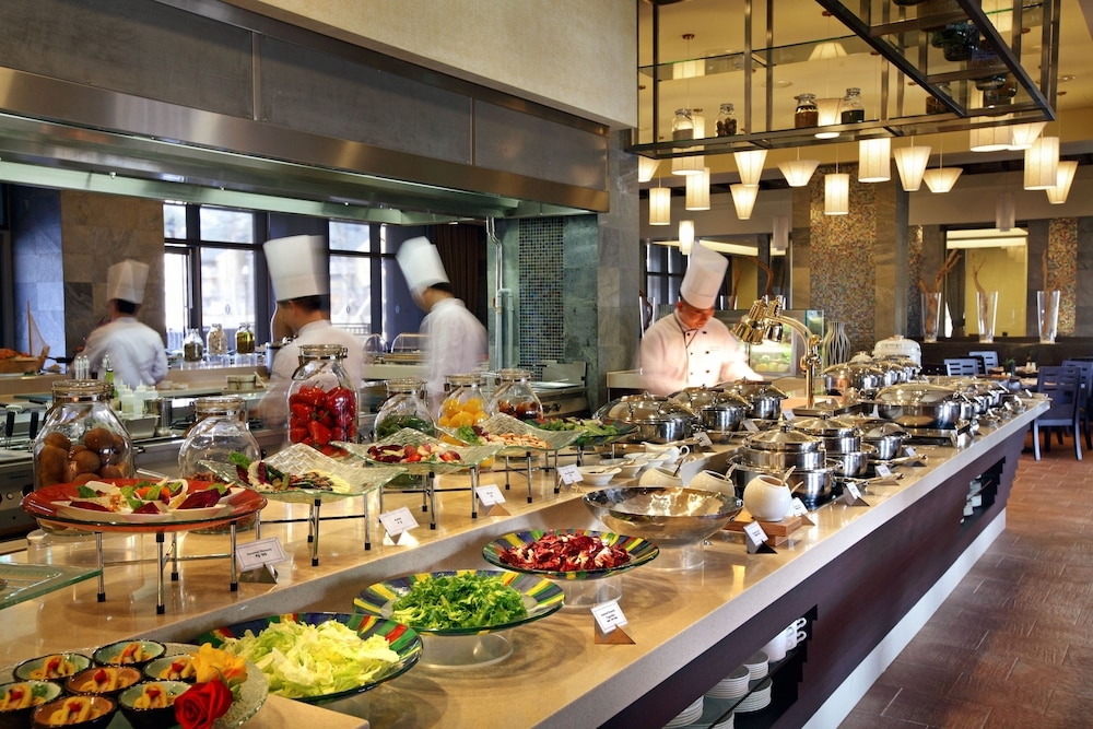 뷔페 아침 식사