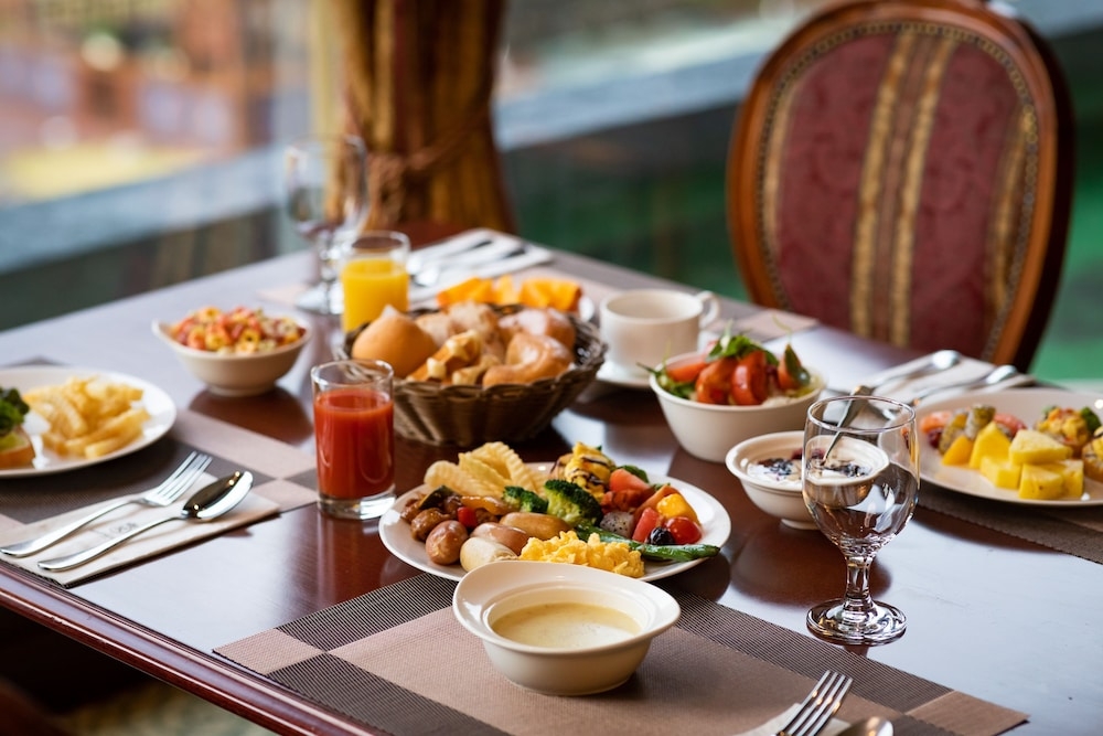 뷔페 아침 식사