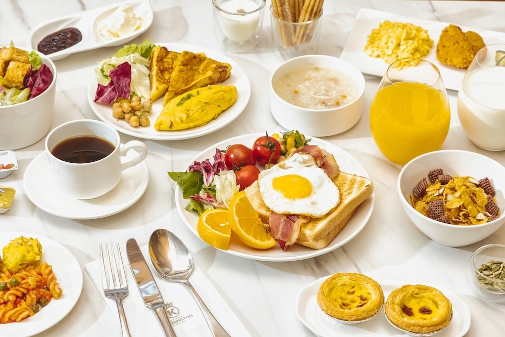 뷔페 아침 식사