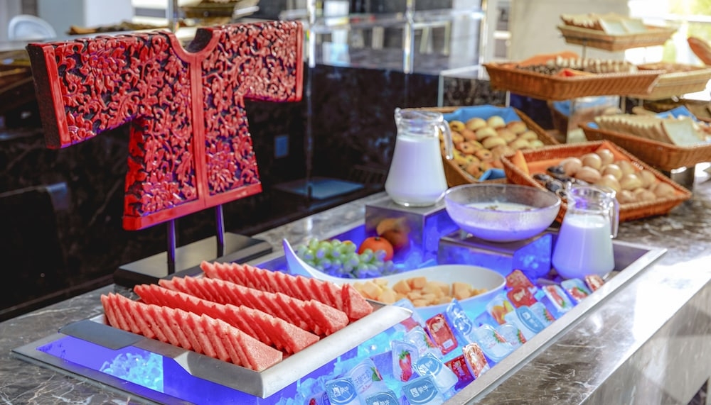 뷔페 아침 식사