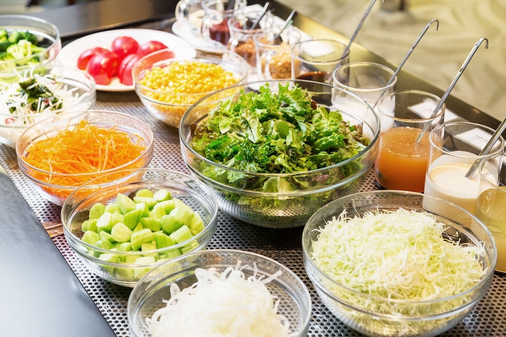 뷔페 아침 식사