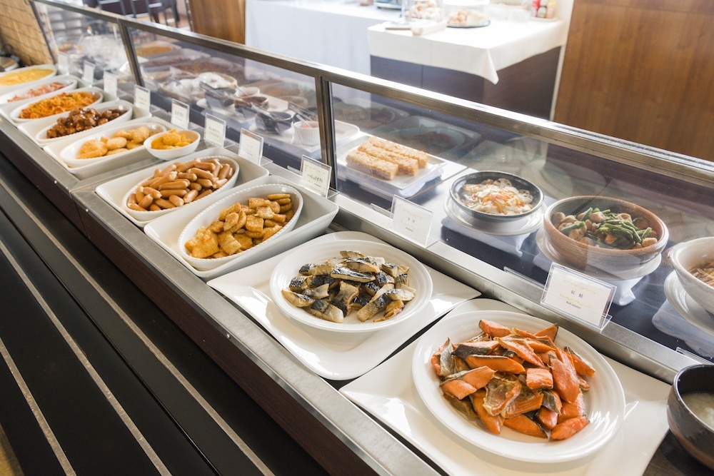 뷔페 아침 식사