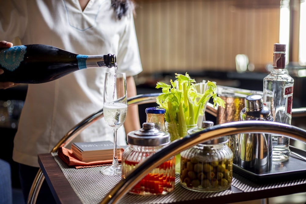 뷔페 아침 식사