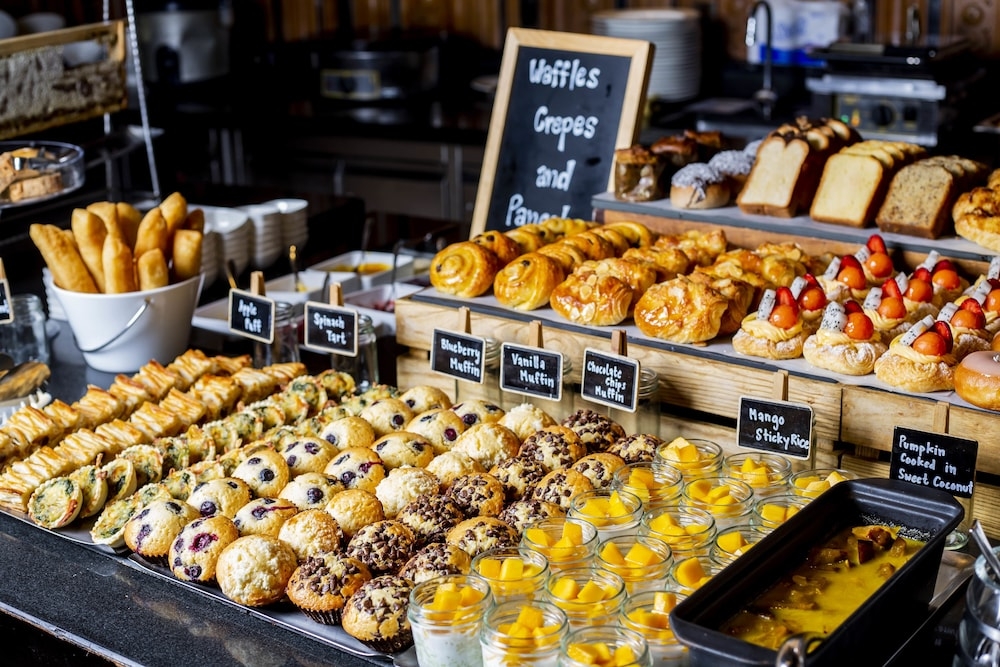뷔페 아침 식사