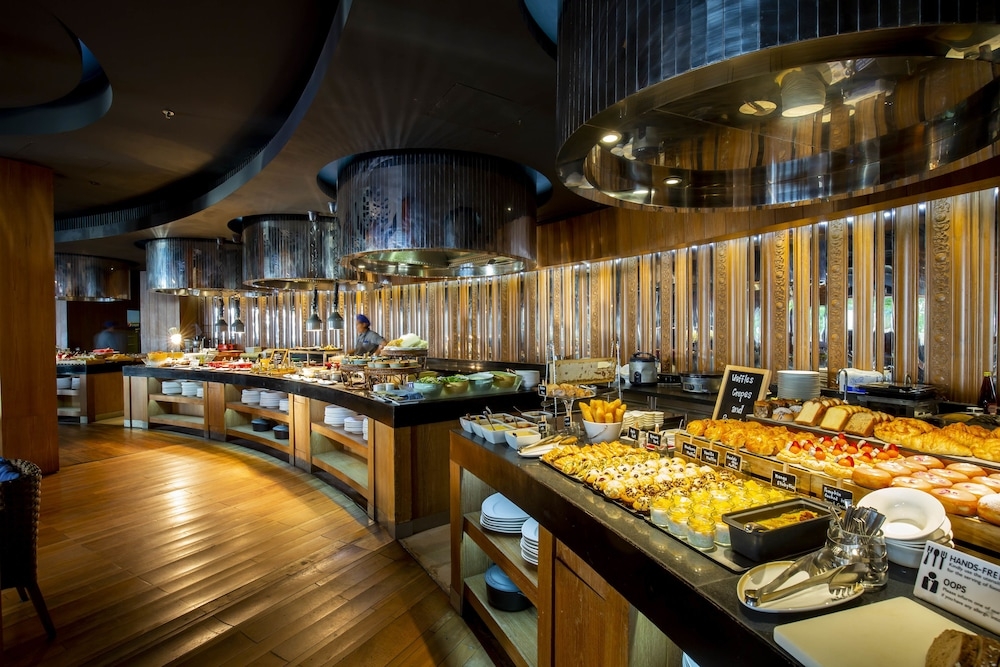 뷔페 아침 식사