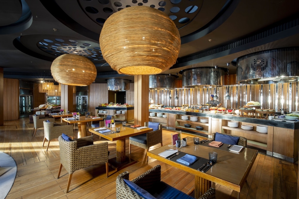 뷔페 아침 식사