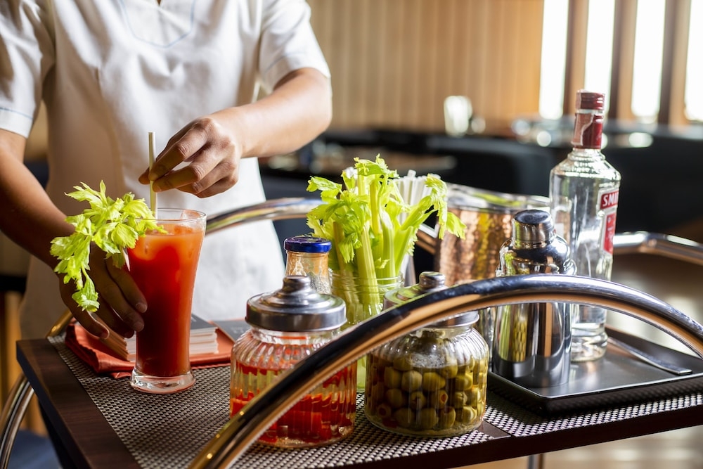 뷔페 아침 식사