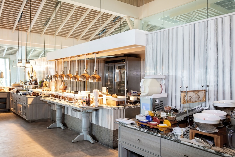 뷔페 아침 식사