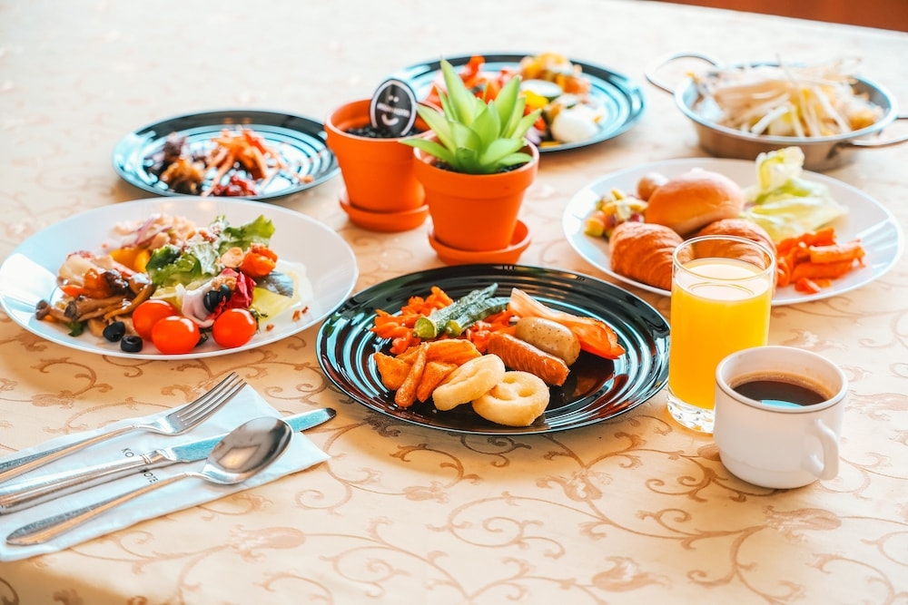 뷔페 아침 식사