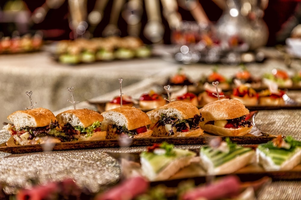 뷔페 아침 식사