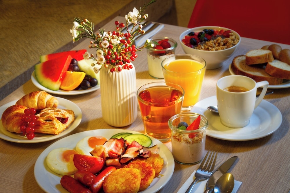 뷔페 아침 식사