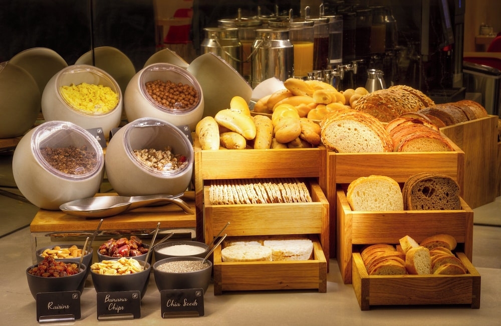 뷔페 아침 식사