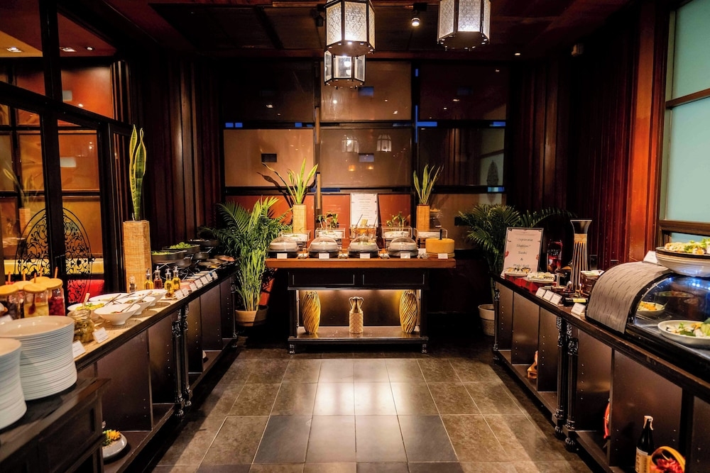 뷔페 아침 식사